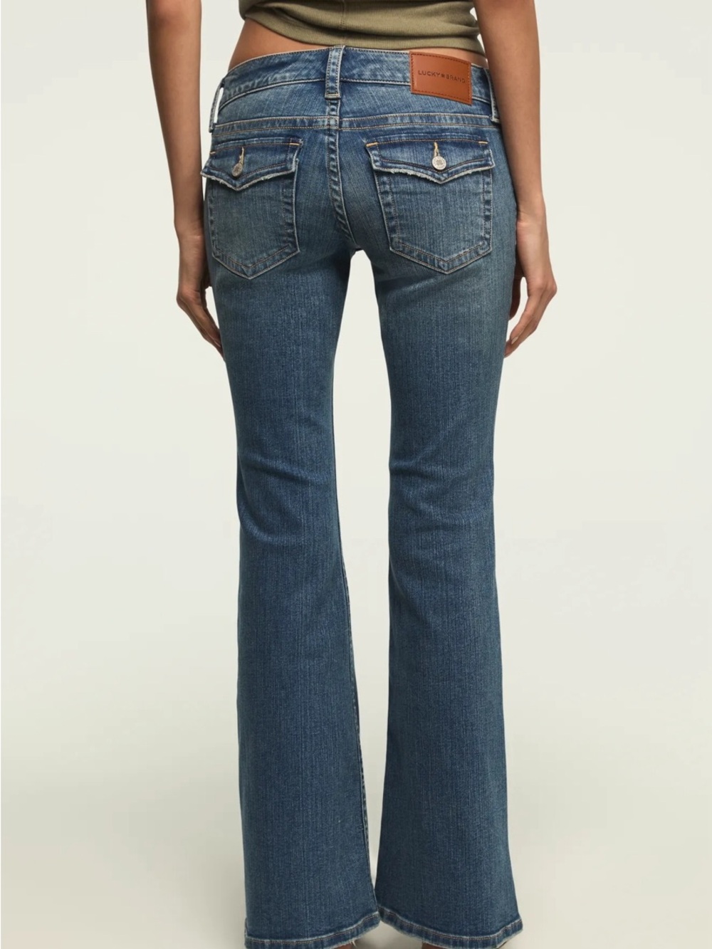 Lucky Brand Women's Medium Blue Flare Jeans